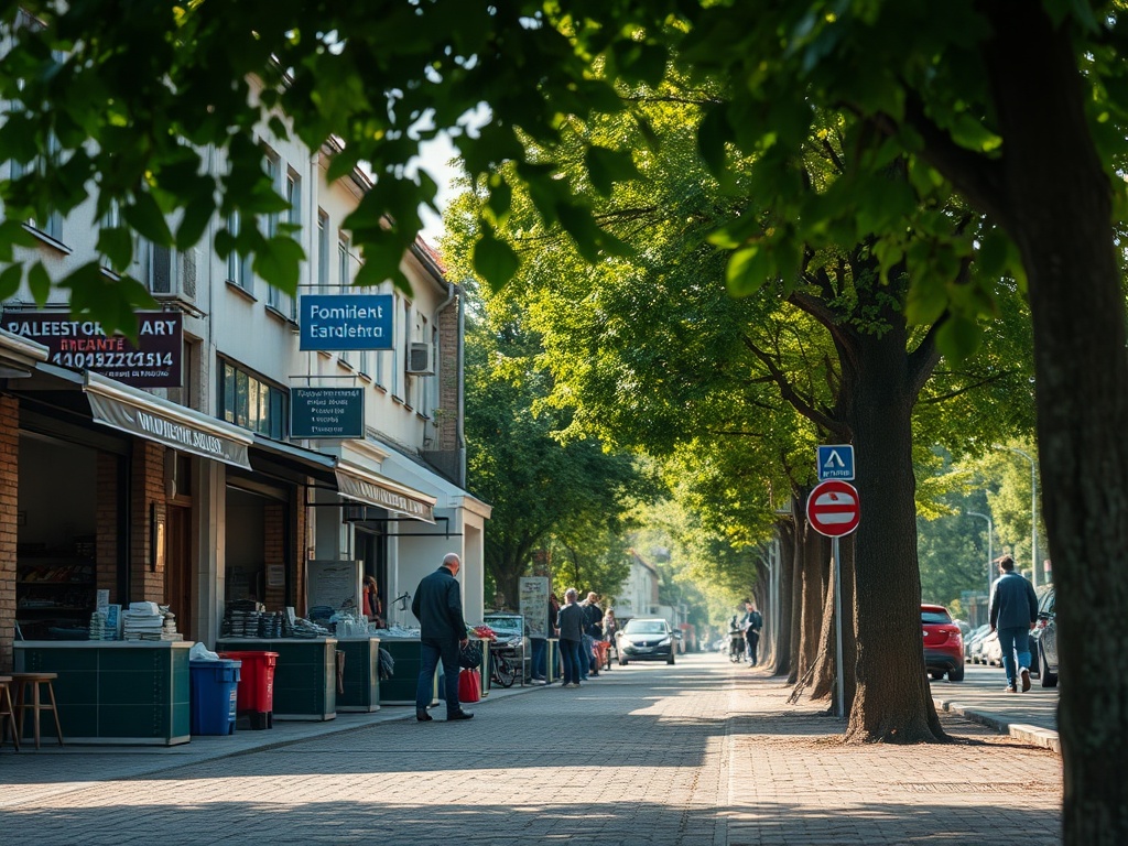 Tablica informacyjna w Świdniku z napisem 'Rozwój' lub zdjęcie symbolizujące wzrost gospodarczy, z hasłem 'Dofinansowanie dla firm Świdnik'