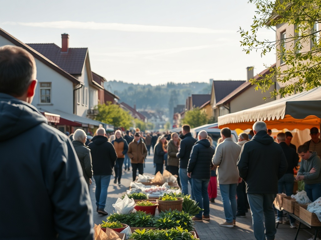 Gospodyni podlewa młode sadzonki warzyw w doniczkach na tle zielonego ogrodu w Świdniku.
